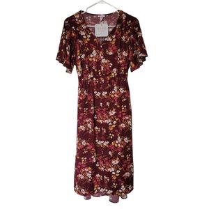 Isabel Maternity V-Neck Floral Dress